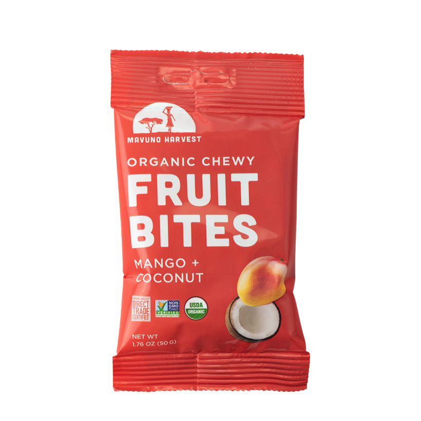 New products - organic chewy fruit bites!