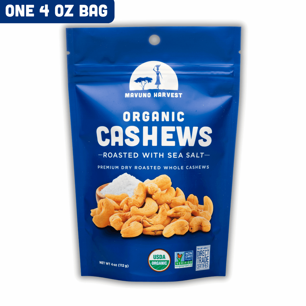 Organic Roasted Cashews with Sea Salt